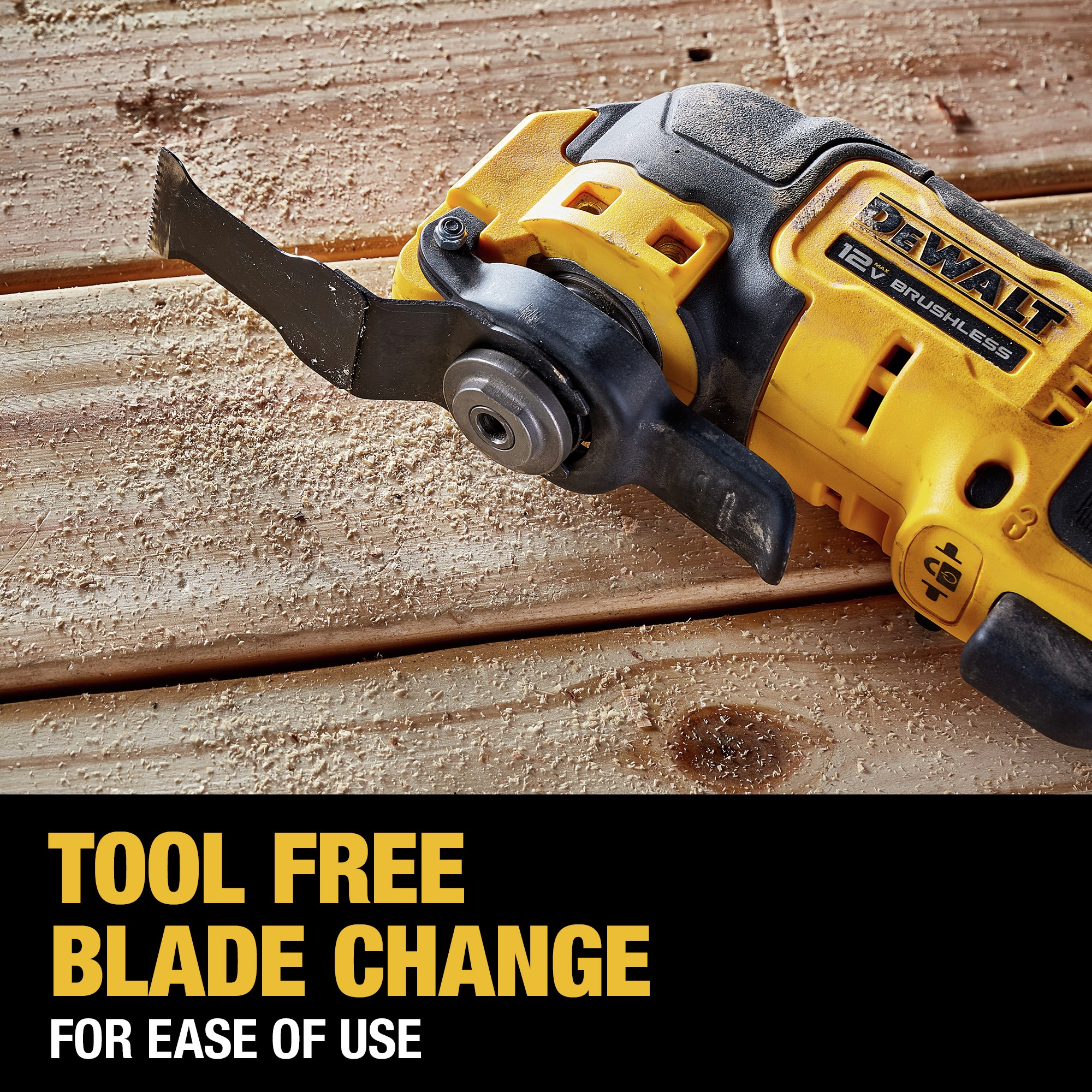 Tool Free Blade Change